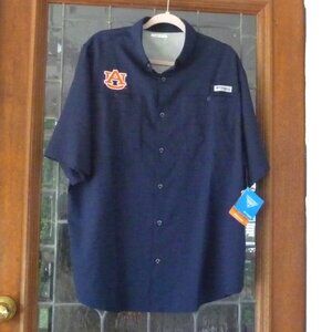 COLUMBIA PFG TAMIAMI SHIRT LARGE AUBURN
